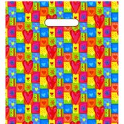 Пакет с прорубной ручкой 30*40 (30мкм) Натюрель (1000/50)