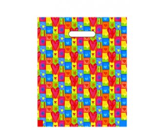 Пакет с прорубной ручкой 30*40 (35мкм) Аппликация (2000/50)