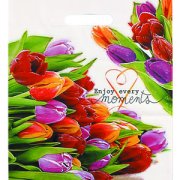 Пакет с прорубной неусиленной ручкой 20*30 (30мкм) Флюид (2000/100)