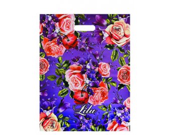 Пакет с прорубной ручкой 40*50 (80мкм) Лилу (500/50)