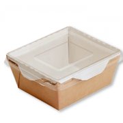 Салатник бумажный 900мл с прозрачной крышкой ECO OpSalad 900 (200/50)  GDC
