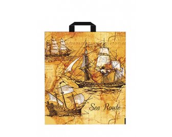 Пакет ПНД с петлевой ручкой 38*42 (40мкм) Рейд (500/50)