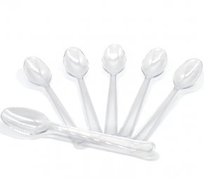 Ложка десертная прозрачная 155мм ПРЕМИУМ Пласт Сервис Плюс Томск (1500/100)