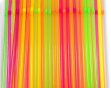 Трубочка 0,4*21см 250шт с изгибом неоновая (80)