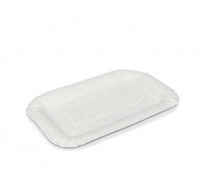 Тарелка картонная 140*210 прямоугольная в/с (2000/100)