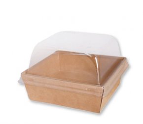 Коробка на вынос 130*130*47 550мл ECO PRIZMA 550 (250/50)