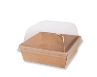 Коробка на вынос 130*130*47 550мл ECO PRIZMA 550 (250/50)
