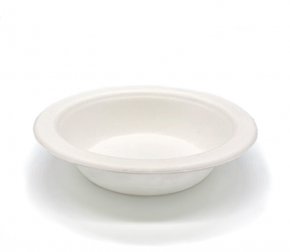 Тарелка биоразлагаемая d=177мм 480мл суповая (сахарный тростник) (1000/50)  L201