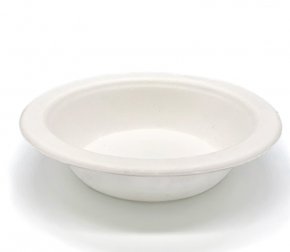 Тарелка биоразлагаемая d=177мм 480мл суповая (сахарный тростник) (1000/50)  L201