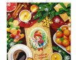 Пакет с петлевой ручкой 40*42см (45мкм) НГ Угощение (500/25)