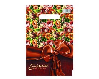 Пакет с прорубной неусиленной ручкой 20*30 (30мкм) Монпансье (2000/100)