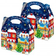 Коробка 1,5кг Ретро Новый год (140)