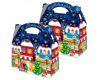 Коробка 1,5кг Ретро Новый год (140)