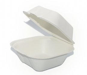 Контейнер 128*128*65 (сахарный тростник) ланч-бокс (500/50)  B101S