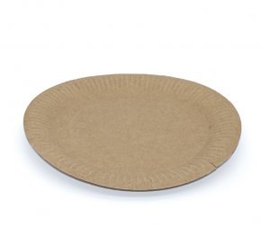Тарелка картонная d-230мм круглая КРАФТ ECO PLATE 230 (500/100)  800