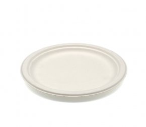 Тарелка биоразлагаемая d=225мм круглая (сахарный тростник) (1000/50)  Р102