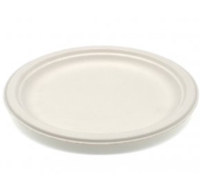 Тарелка биоразлагаемая d=225мм круглая (сахарный тростник) (1000/50)  Р102