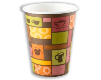 Стакан 300мл бумажный SP12S Чашки 1000/50