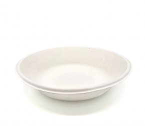 Тарелка биоразлагаемая d=189мм 680мл суповая (сахарный тростник) (1000/50)  L204