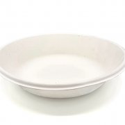 Тарелка биоразлагаемая d=189мм 680мл суповая (сахарный тростник) (1000/50)  L204