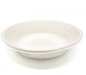 Тарелка биоразлагаемая d=189мм 680мл суповая (сахарный тростник) (1000/50)  L204