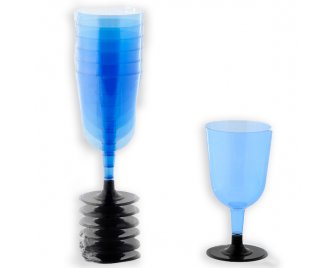 Бокал Кристалл 200мл д/Вина Синий (336/6)