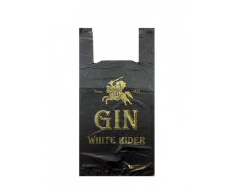 Майка ПНД 30*60 Черная. 18мкм GIN Мегапласт 2000/100