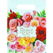 Пакет с прорубной неусиленной ручкой 20*30 (30мкм) Лазурь (2000/100)