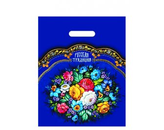 Пакет с прорубной ручкой 30*40 (30мкм) Русская традиция (1000/50)