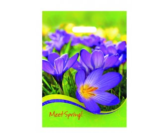 Пакет с прорубной ручкой 30*40 (40мкм) Сирень (1000/50)