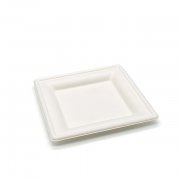 Тарелка биоразлагаемая 155мм квадратная (сахарный тростник) (500/50)  Р302