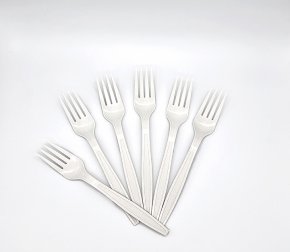 Вилка 180мм Биоразлагаемая (кукурузный крахмал) (1000/50)  F702