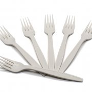 Вилка 180мм Биоразлагаемая (кукурузный крахмал) (1000/50)  F702