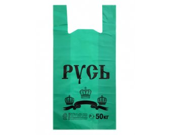 Майка ПНД 30*60 30мкм Русь зеленая (1000/50)